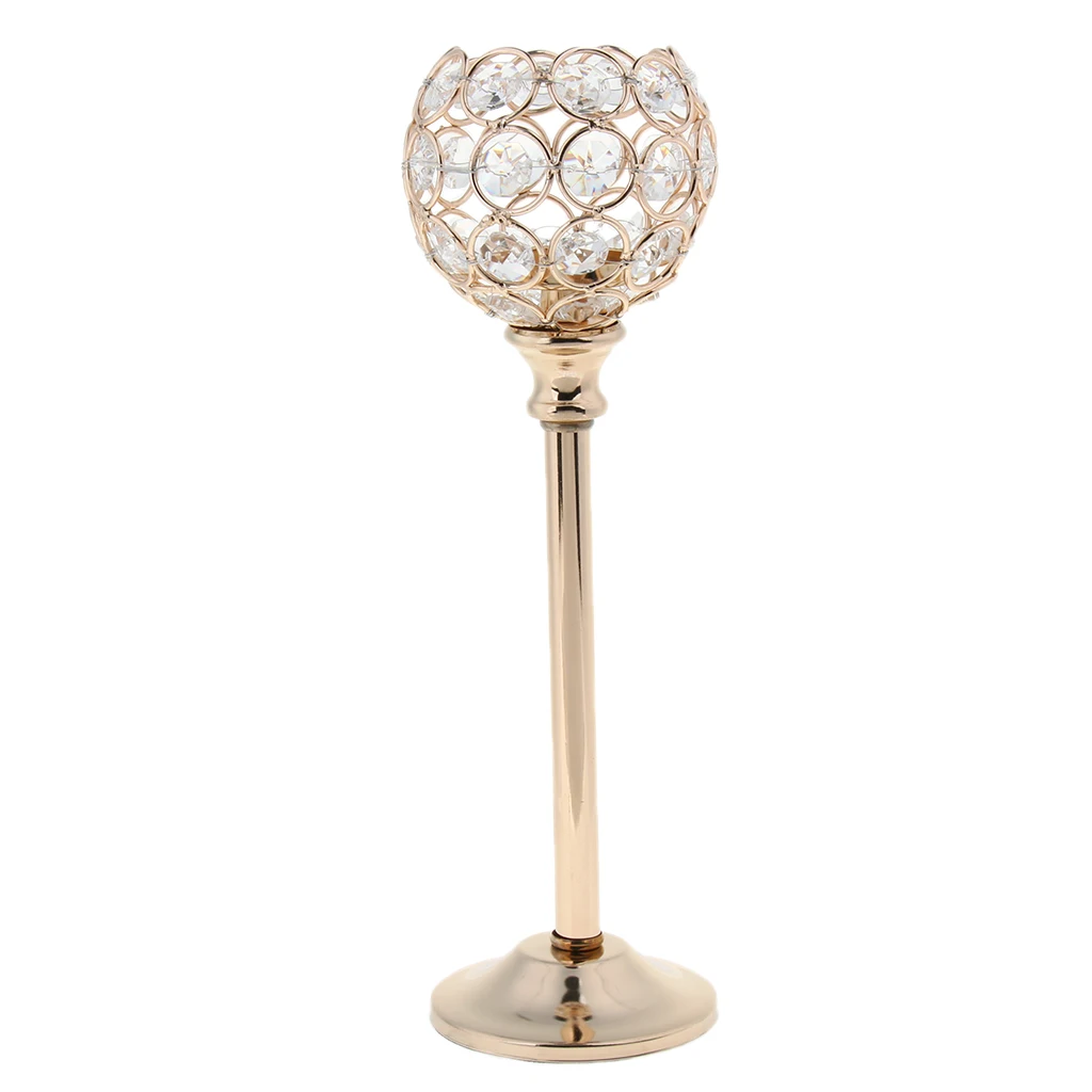 Wedding Party Crystal Candelabra Candleholder Tea Light Tealight Holder Table Top Centerpiece Dining Decoration Wedding Party Crystal Candelabra Candleholder Tea Light Tealight Holder Table Top Centerpiece Dining Decoration