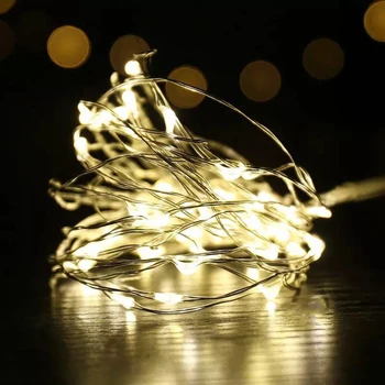 

1M LED String Lights Garland Fairy Lights Christmas led Outdoor 3Modes Multi Color DIY String For Xmas Home Tree Wedding Decor