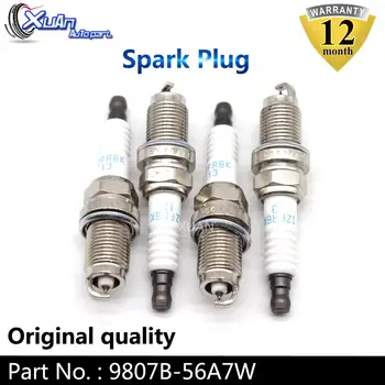 

XUAN 4pcs/lot Iridium Spark Plug 9807B-56A7W For Honda Accord CIVIC CR-V ELEMENT ACURA CSX MDX RL RSX TL TSX IZFR6K13