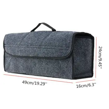 

Trunk Organizer Foldable Car Storage Bag Cargo Box Portable for SUV Auto Holder