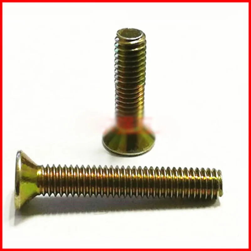 4 Torx Винт DIN965 винты с потайной головкой болты с шестигранной головкой шесть звезда сливы Цвет цинка Screwss 8/25/35 мм Длина