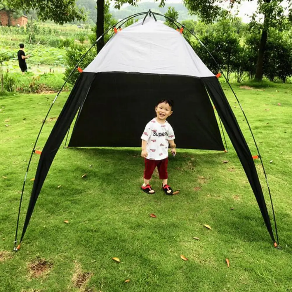 Портативный пляжный навес тент от солнца укрытие треугольная палатка для