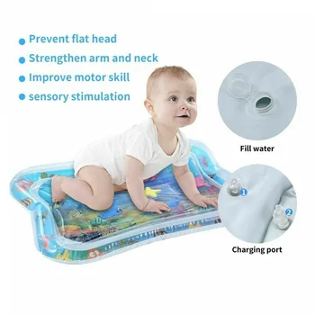 

Water Filled Baby Inflatable Patted Pad Inflatable Water Cushion Playmat for Kids Hot Sales