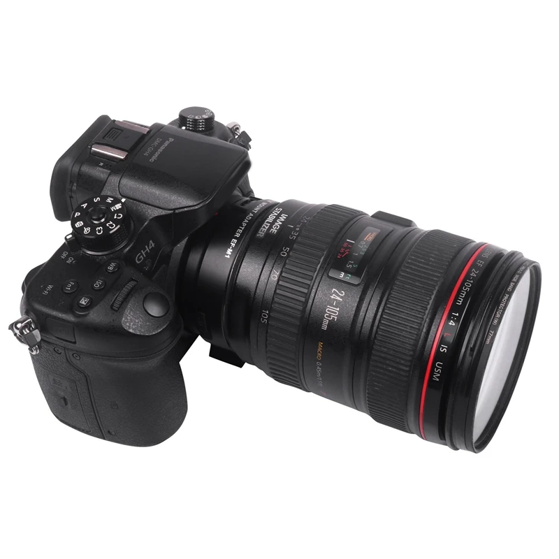Viltrox EF-M1 Автофокус Exif адаптер объектива для Canon EOS EF EF-S объектив к M4/3 камера GH5GK GH85GK GF7GK GX7 E-M5 II E-M10 III