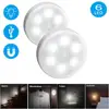 6 LEDs PIR Motion Sensor Light, Cupboard Wardrobe Bed Lamp LED light,  Under Cabinet Night Light Closet Toilet Stair  Light ► Photo 1/6