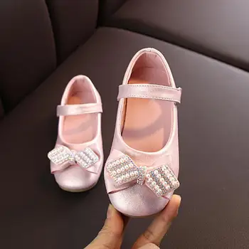

Spring Summer Baby Girls Big Children's Princess Peas Shoes High Quality Kids Casual Shoes*