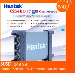 Hantek 365D PC Bluetooth USB Регистратор данных запись истинного RMS напряжения тока Ом крышка. Кривая сборка с литиевой батареей