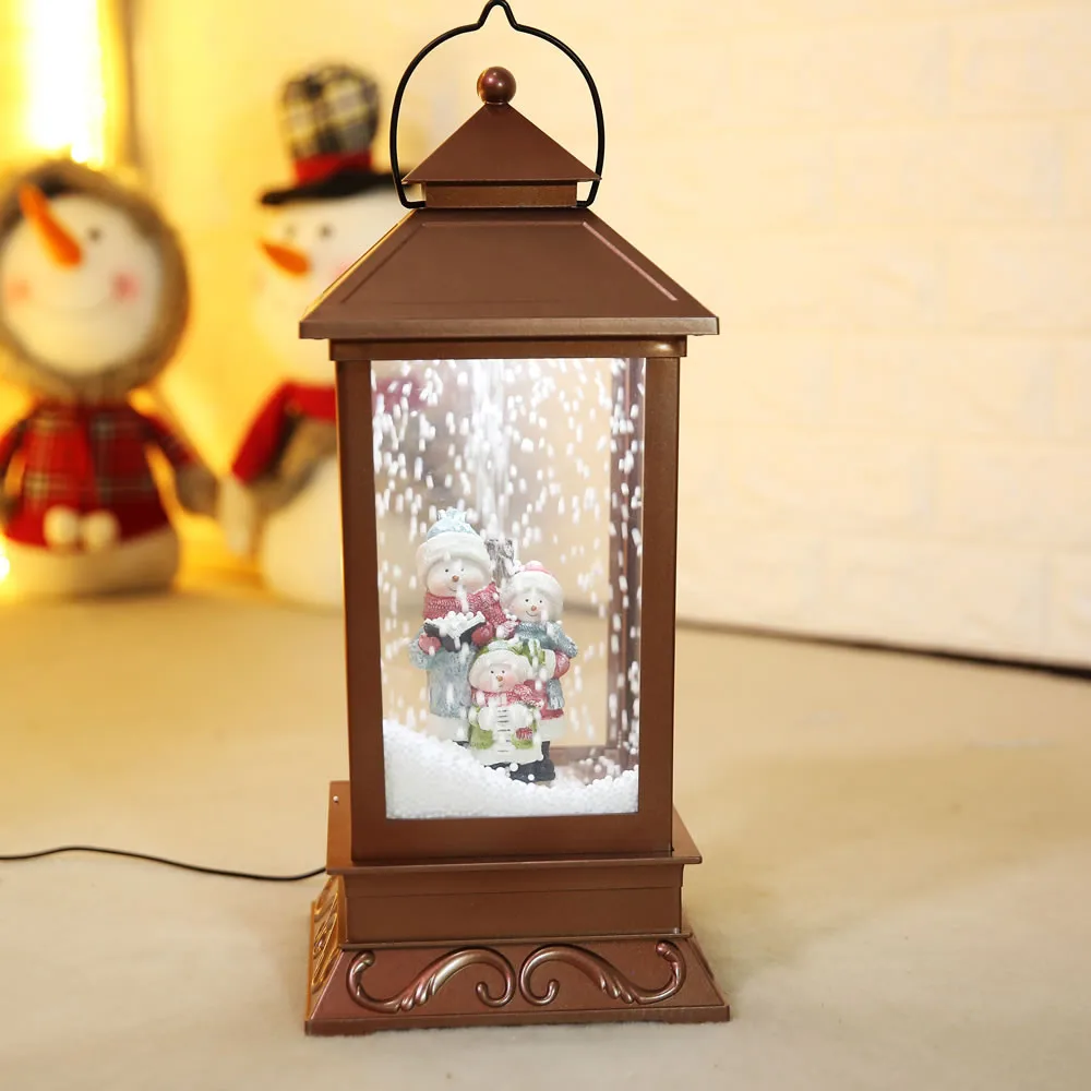 10# Snow drifting Roman inc. Snow Globe водный Глобус световая музыкальная шкатулка мы желаем вам счастливого Рождества дорогой Рождественское украшение для дома подарок