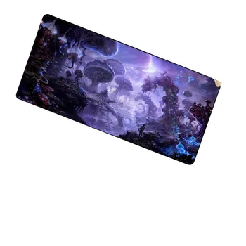 

Dark Fantasy Background Large Lock Edge Mousepad Soft Rubber Desk Mice Mat Gaming Speed Computer Mouse Pads 900*400*4MM