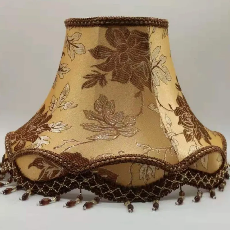 

E27 Art Deco Lamp shade for Floor lamp painting flower Abstract Pattern Textile Fabrics lampshade modern style lamp cover