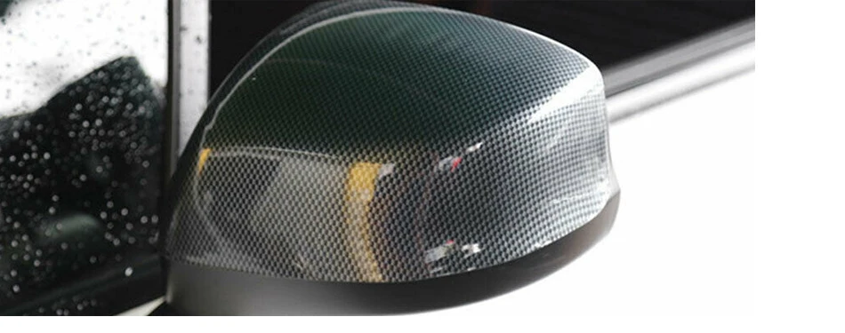 CITALL Подходит для Honda Civic 9th 2012 2013 2 шт. углеродное волокно стиль боковая крышка зеркала заднего вида
