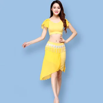 

Sexy Belly Dance Costumes Women Bollywood Belly-dance Performance Clothing Practice Wear Ladies Gypsy Indian Rave Outfit DC3547