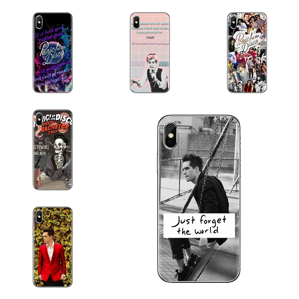 Soft TPU Phone Case Panic At The Disco brendon urie For Xiaomi Mi4 Mi5 Mi5S Mi6 Mi A1 A2 5X 6X 8 9 Lite SE Pro Max Mix 2 3 2S |