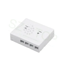 

Free Shipping 4 Core ABS FFTH Fiber Desk Box Fiber Optic Fusion Protection Box for Drop Cable Optic Fiber Fused