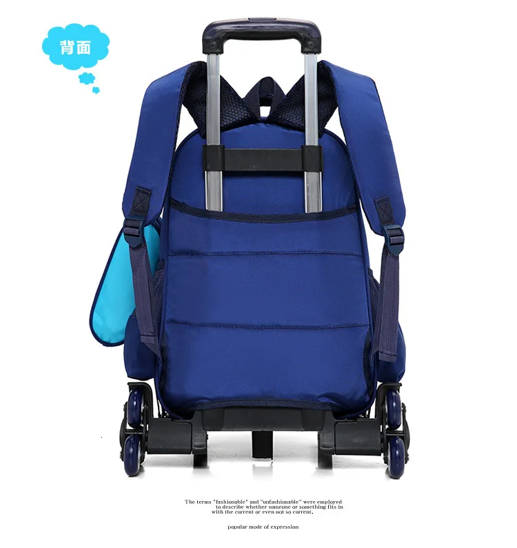 Grils Children Trolley school Backpack School Bags Removable Wheeled Bags Nylon Orthopedic Backpacks for teenagers boys Mochila