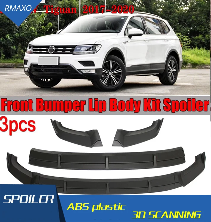 Задний спойлер для Volkswagen Tiguan 2017-2020 задний ABS диффузор переднего бампера |