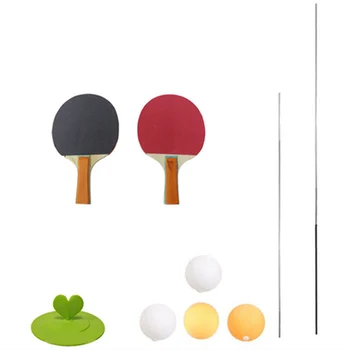 

Quick Rebound Trainer Sport Shaft Decompression Paddle Indoor Outdoor Soft Wave Portable Pingpong Ball Table Tennis Set