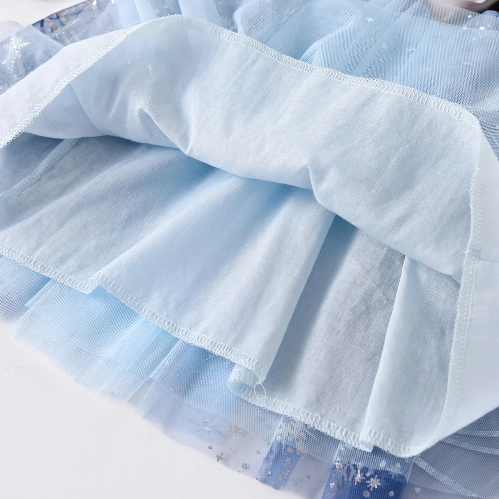 Christmas Dress for Girls Sequins Princess Dresses Kids Lace Mesh Tutu Ball Gown Elegant Girls New Year Clothes
