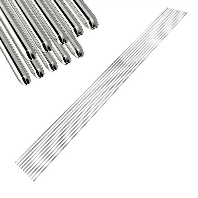 plastic welding rods harbor freight 10pcs Welding Rods TIG Weld Bars Cored 1.2mm / 1.6mm / 2.4mm 316L Stainless Steel  Wire 330mm Low Temperature stick welding electrode