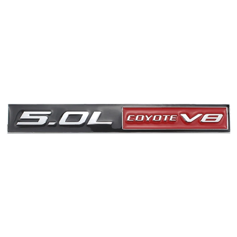 Для Ford Mustang GT для F150 2011-2017 5 0 Coyote V8 3/4 дюйма Серебряный Черный Красный эмблема |