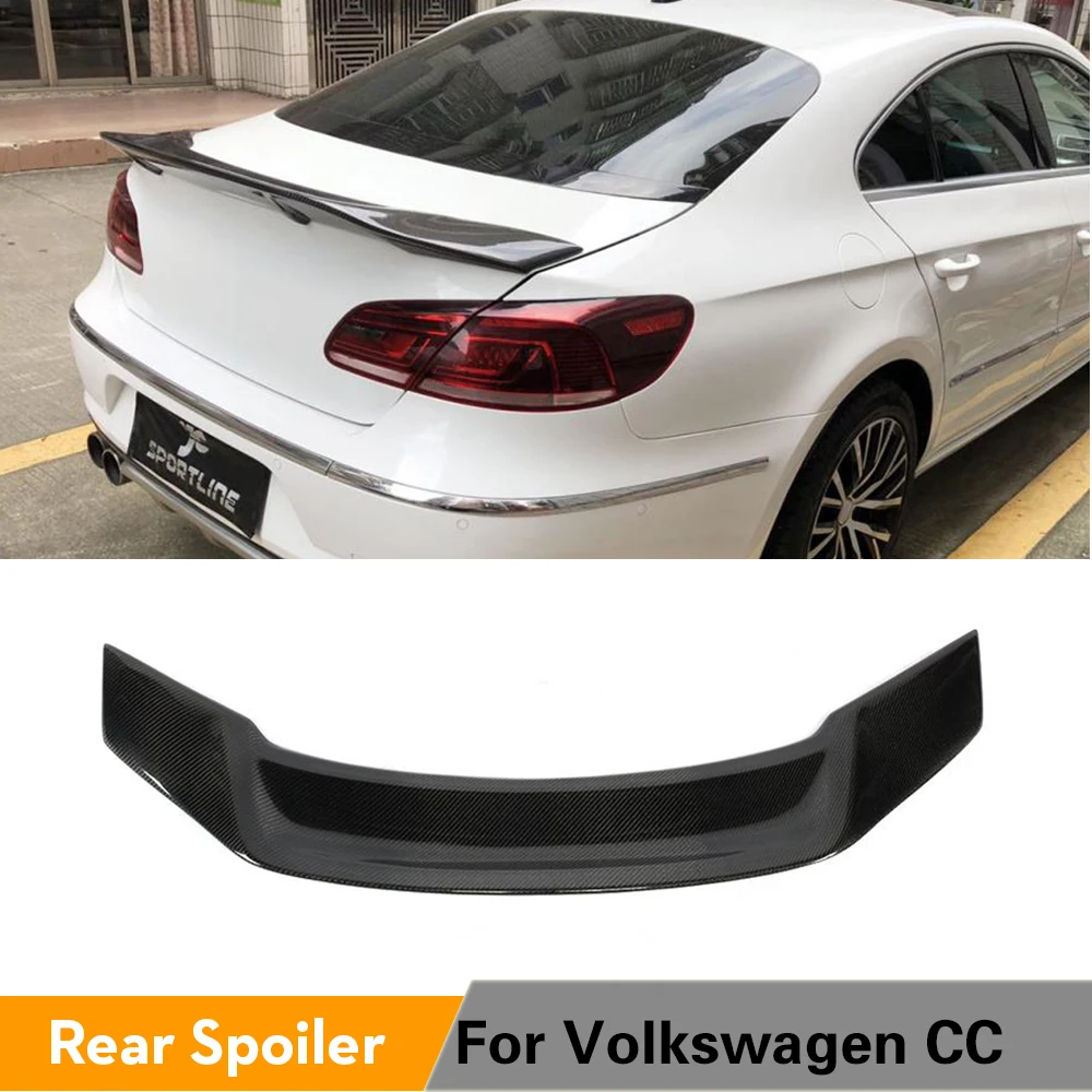 Задний спойлер на крышу из углеродного волокна крылья для Volkswagen VW Jetta Passat CC Sandard 2009
