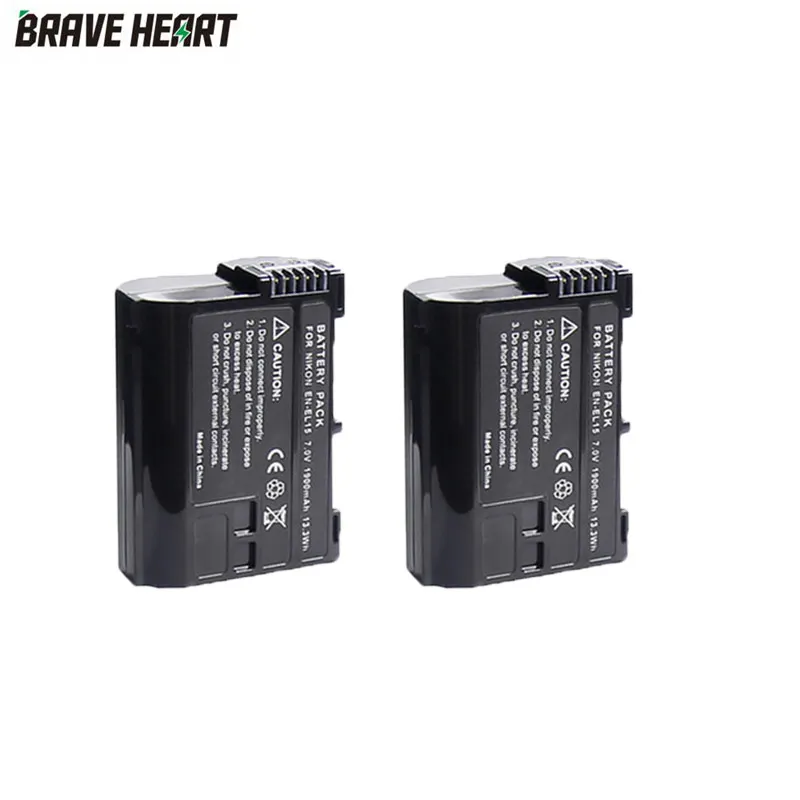 3x EN-EL15 ENEL15 RU EL15 ENEL15A батарея+ ЖК-дисплей USB зарядное устройство для Nikon D750 SLR D7000 D7100 D7200 D610 D7500 D810 D850 Z7 Z6