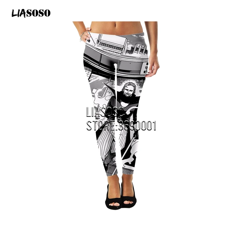 5 LIASOSO 3D принт Для женщин девушки горячие дамы с героями из мультфильма «Мой герой леггинсы стиль ретро; готический стиль; лосины; леггинсы по щиколотку штаны X2774 - Цвет: 5