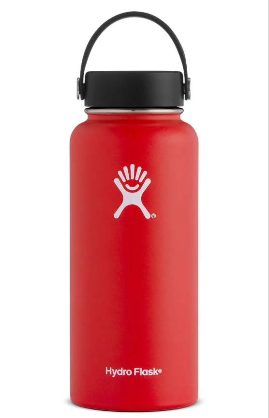 ss bottle Нержавеющая сталь бутылка для воды гидро колба бутылка для воды с вакуумной изоляцией широкий рот Путешествия Портативная термальная бутылка 32 унции/40o - Цвет: ss bottle