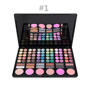 

78 Color Eyeshadow Tray Beginner Pearlescent Matte Earth Color Eye Shadow Hot Selling Market Trend Smooth Powder 235X175X17mm