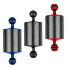 

Scuba Diving Photography Carbon Fiber Dual Ball Head Float Buoyancy Arm Bracket Underwater Sports Accessories