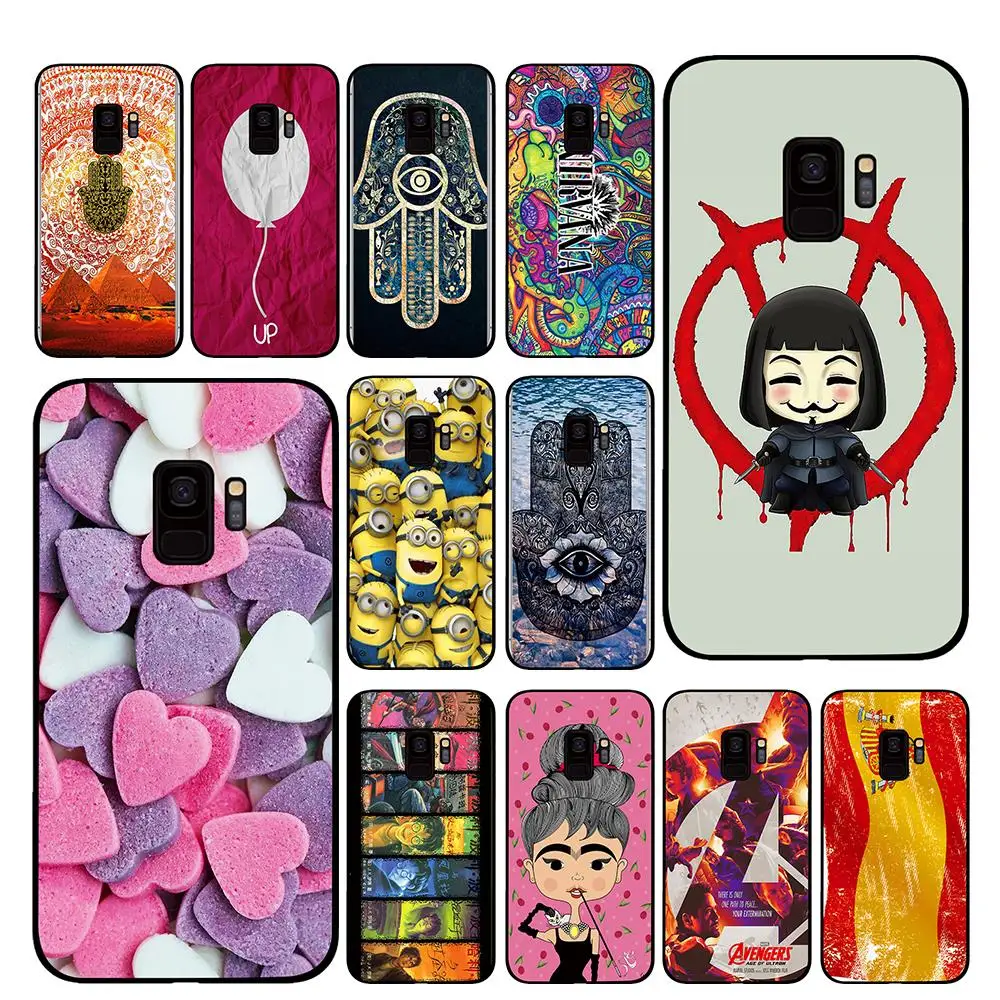 

Colorful aesthetics Case for Samsung Galaxy A6 A8 Plus A7 A9 2018 A5 2017 18 J530 J7 J8