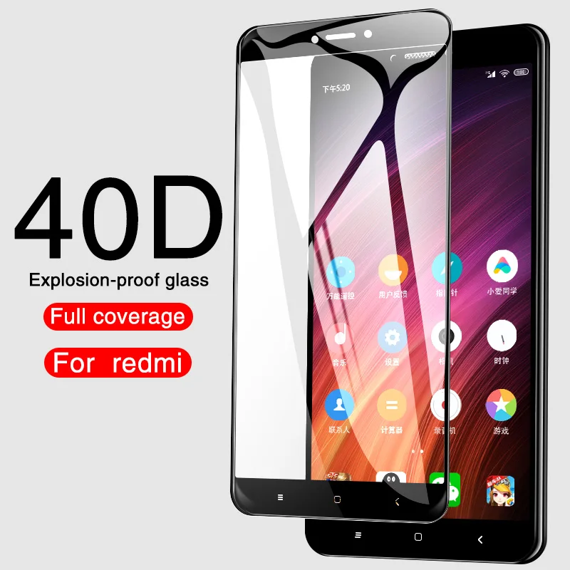 Закаленное взрывозащищенное стекло с полным покрытием для Xiaomi Redmi 4X 4A 3 Note 5A 4 Pro