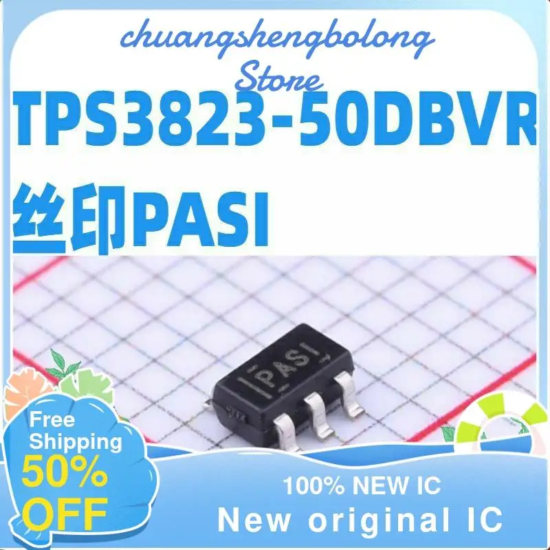 

10 шт Φ PASI TPS3823-50DBVR New original IC