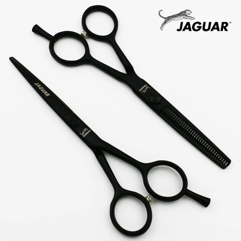 

5.5/6 inch Professional Hairdressing scissors set Cutting+Thinning Barber shears High quality Personality Black styles