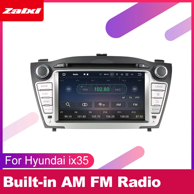 ZaiXi android автомобильный dvd gps мультимедийный плеер для Hyundai ix35 2009 ~ 2015 навигация