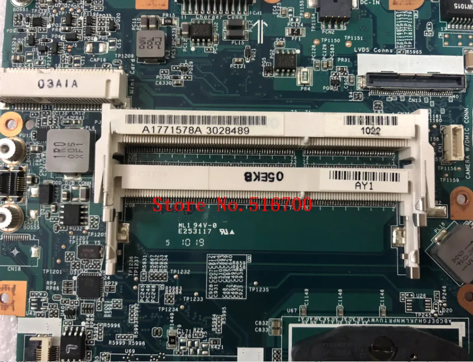 Материнская плата ноутбука для sony M980 MBX-225 A1771578A запчасти или ремонт