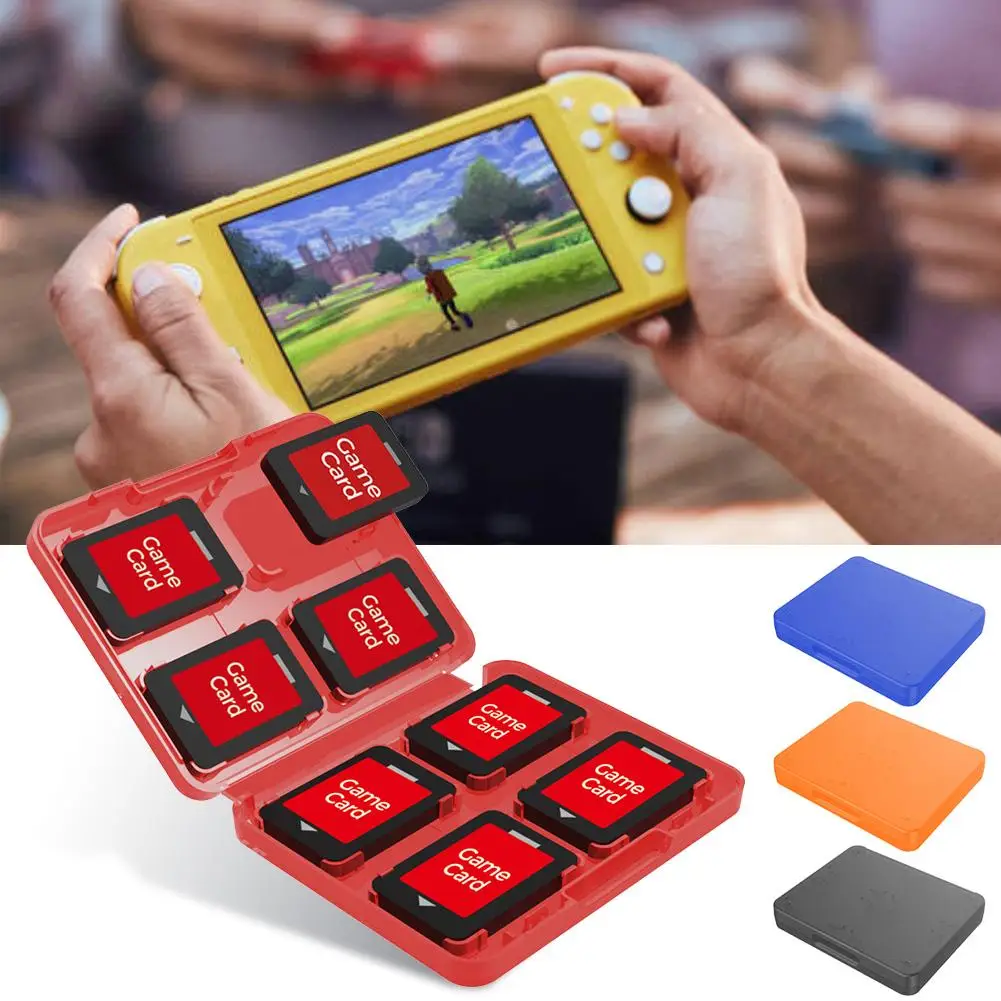 

8 In 1 Game Memory Card Storage Case Protection For Nintendo Switch Console Switch Lite Cards ABS Protect 75x63x13MM