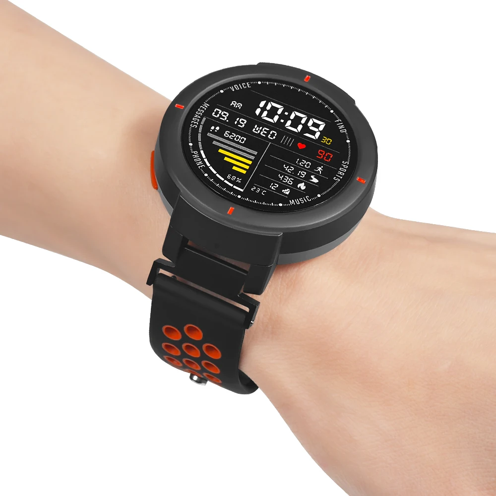 Silicon Soft Wrist Strap For Xiaomi Amazfit Verge Band Smart Watch Accessories For Huami Amazfit Verge 3 Sports strap Bracelet