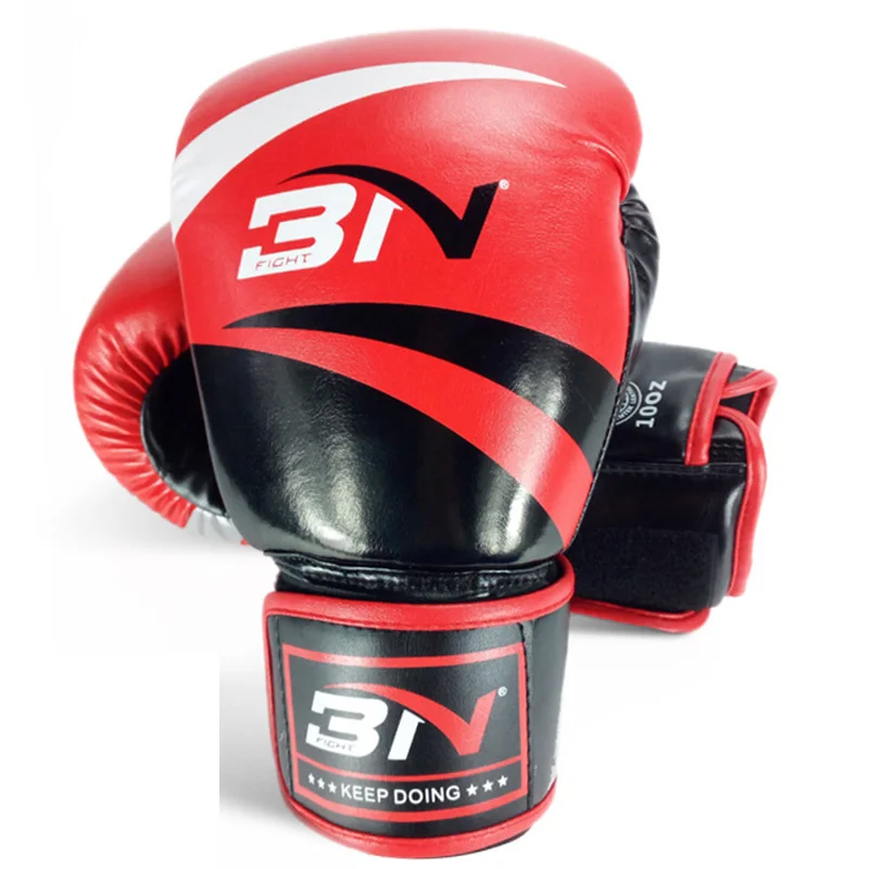 

BN Boxing Gloves Adult Men's and Women's Professional Sanda Fighting Muay Thai Training Playing Sandbags Glove 8-10-12 Oz