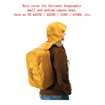 

Professional National Geographic Camera bag Rain Cover Raincoat Waterproof Dust Protector for Small and medium camera bag
