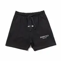 European and American high street tide brand letters reflective embroidery couple student sports casual shorts gym shorts men