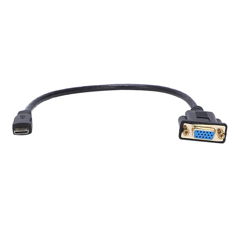 Мини hdmi для VGA M/F Соединительный кабель адаптер конвертер 0 3 м 1 фут| |