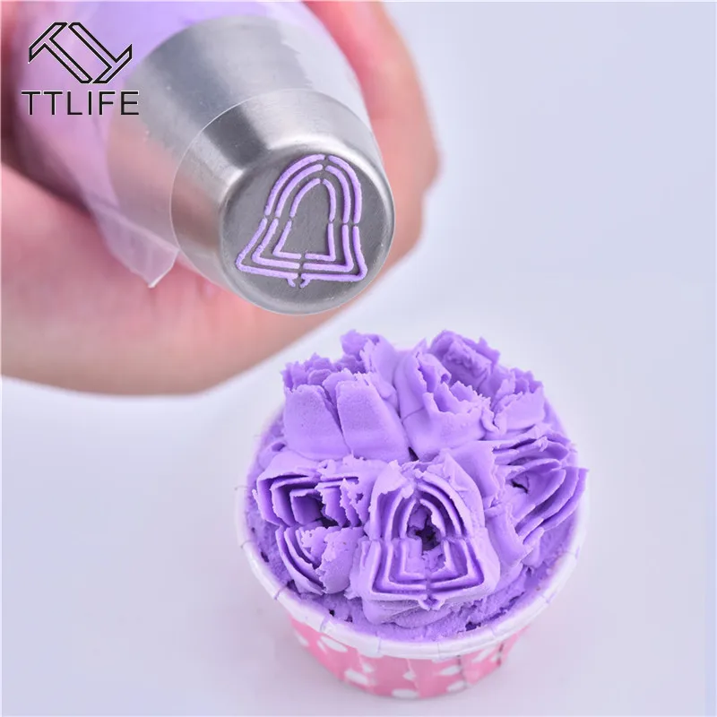 TTLIFE DIY Инструменты для украшения торта, печенья, Рождественская резка, Россия, насадка для обледенения, насадка из нержавеющей стали, насадка для крема, помадка