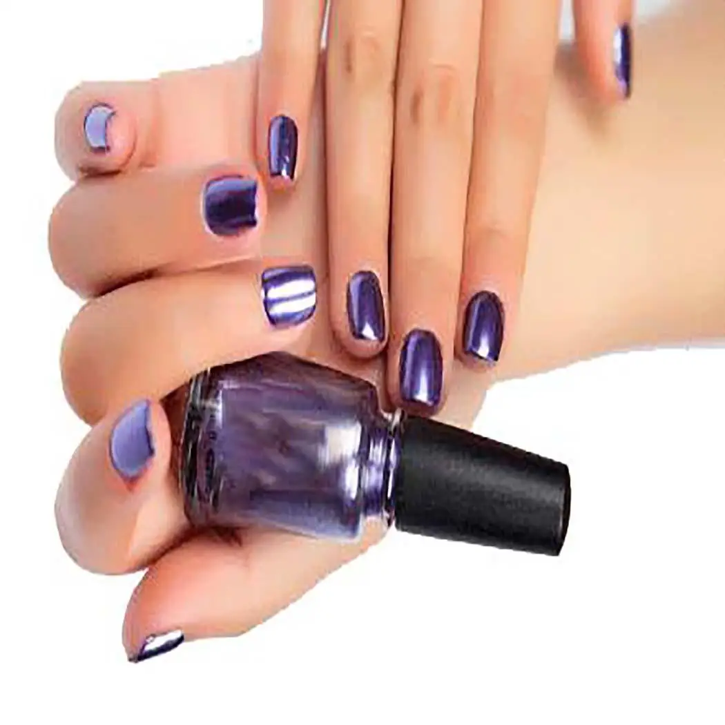 color 8 Женский красивый эффект зеркальных ногтей гель для полировки ногтей лак мягко нанесен на поверхность ногтя хромированный ноготь искусство - Цвет: color 8