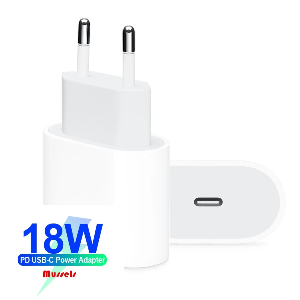 

18W USB C Power Adapter TYPE-C C94 USB-C TO lightn 8pin Cable PD 2.0 Charger For iPhone 11 pro Max/8/X/XS/11" 13" Pro /Air iPad