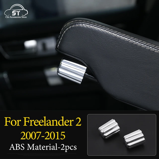 Car Steering Wheel,AC Vent Outlet Knob,Door Handle,Cover Trim,ABS Chrome,For LandRover Freelander 2 2007-2015 Interior Accessory 15