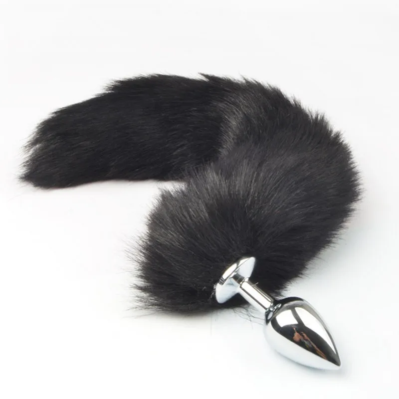 Adult Anal Sex Products Butt Plug Toys for Woman Stainless Steel Shop Exotic Accessories Tail Fox | Красота и здоровье