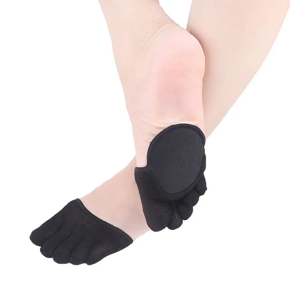 1 пара хлопковых Полустельки стельки для ухода за ногами Обезболивание для носка стопы Массажный гель метатарзальный носок поддержка стельки