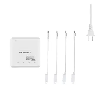 

6in1 Battery Charger USB Port Intelligent Charging Adapter for D-JI Mavic AIR 2 24BB