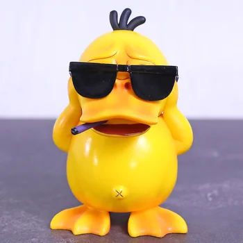 

Anime Cartoon Monster Spoof Psyduck PVC Action Figures Collectible Model Toys Doll gift